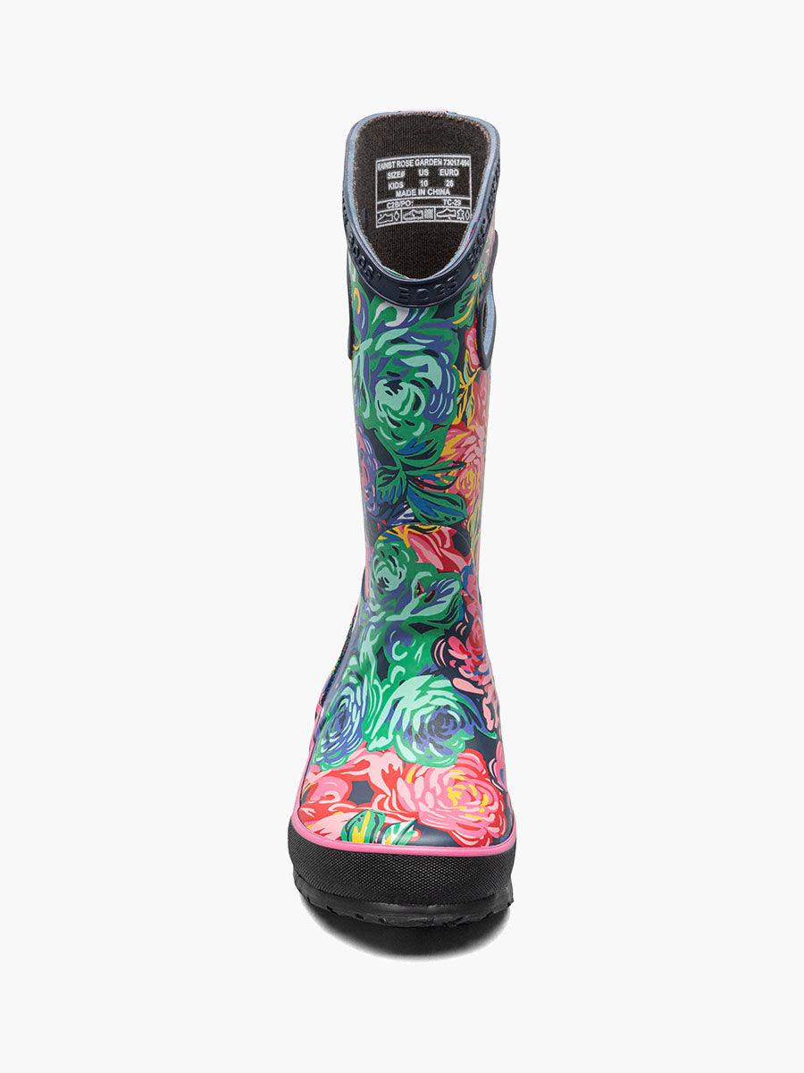 Bottes de pluie BOGS Rainboots Rose Garden Grand Enfant - Plein air Entrepôt