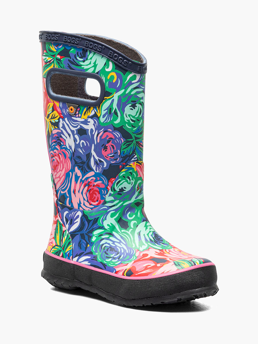 Bottes de pluie BOGS Rainboots Rose Garden Grand Enfant - Plein air Entrepôt