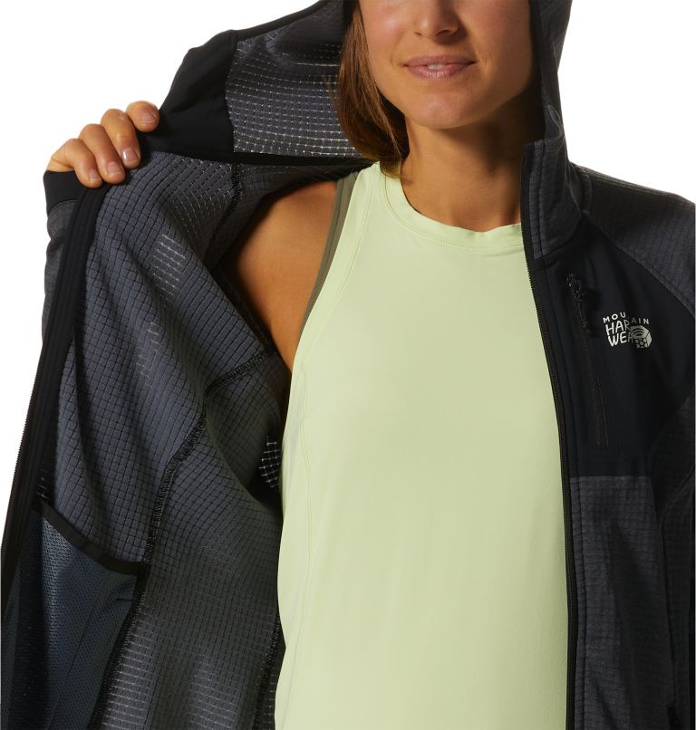 Mountain Hardwear Polartec® Power Grid™ Full Zip Hoody Femmes - Plein air Entrepôt