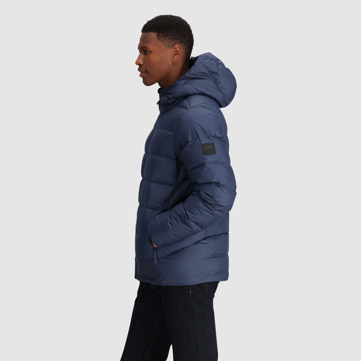 Manteau à Capuche d'Hiver Outdoor Research Coldfront Duvet Hommes - Plein air Entrepôt