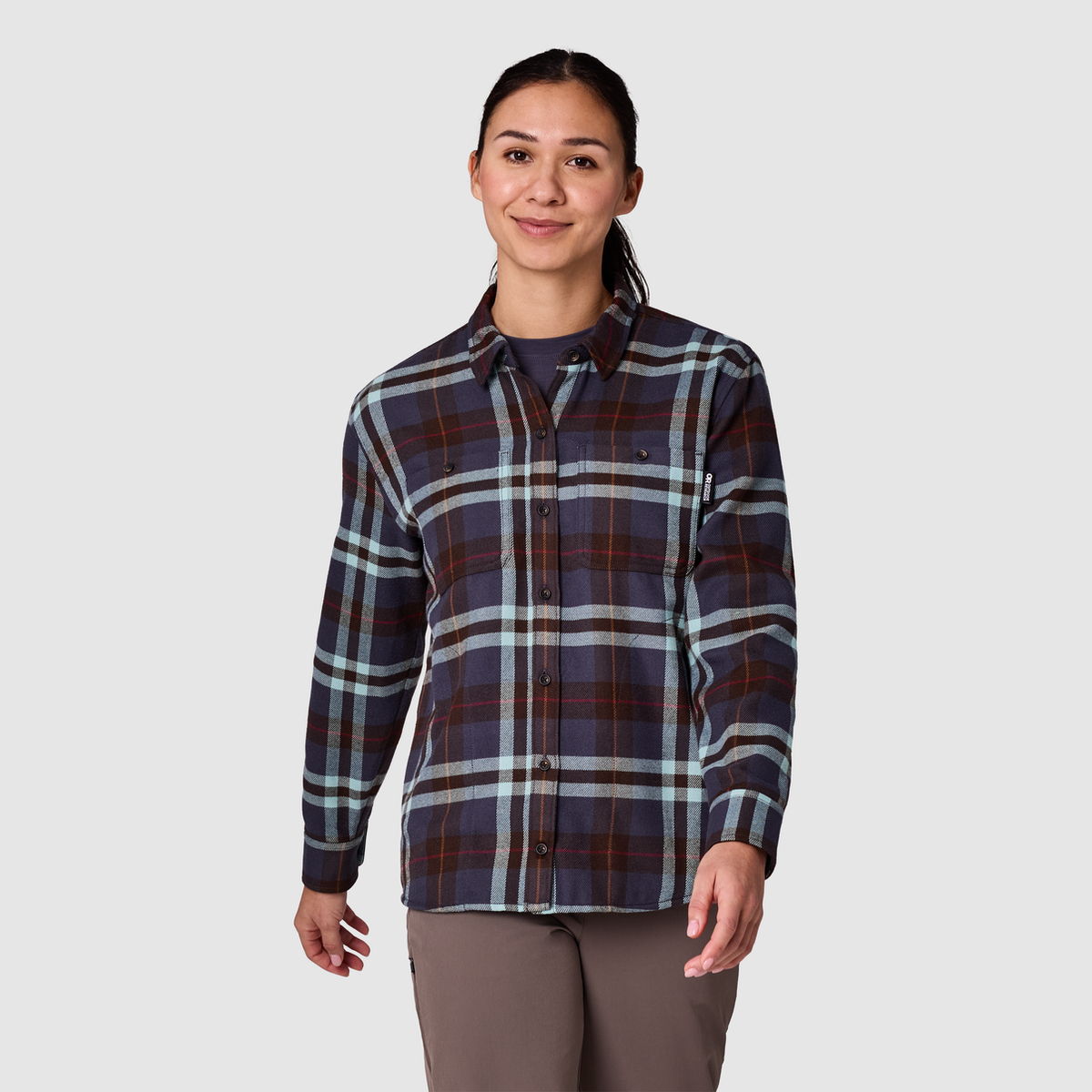 Outdoor Research Feedback Flannel Twill Shirt Sample Women