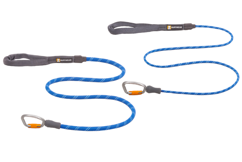 Laisse pour chien Ruffwear Knot-a-Leash avec Mousqueton Pivotant et Autobloquant - Plein air Entrepôt