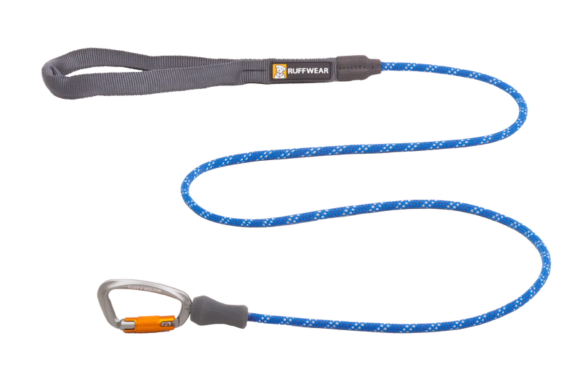 Laisse pour chien Ruffwear Knot-a-Leash avec Mousqueton Pivotant et Autobloquant - Plein air Entrepôt