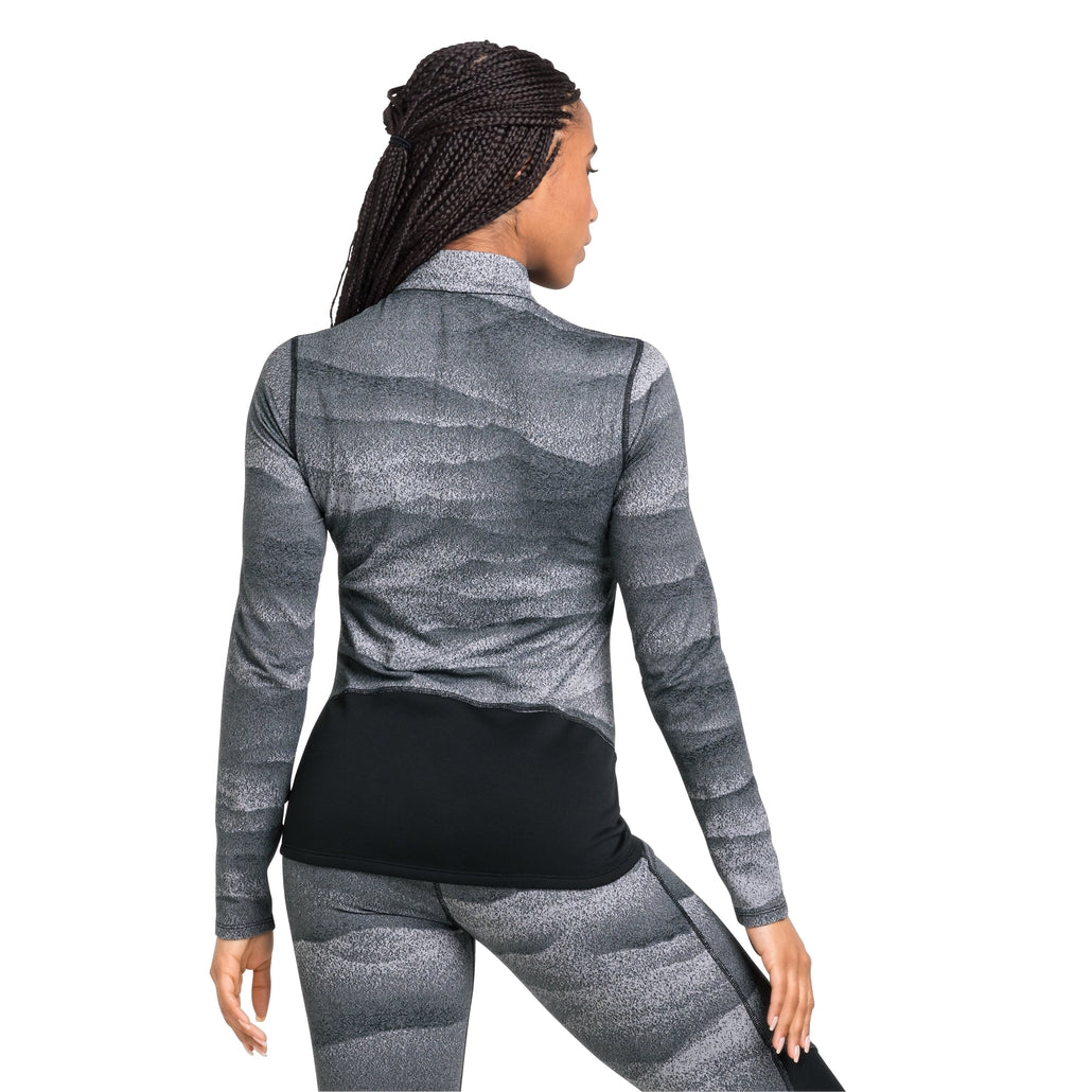Odlo Haut technique à manches longues et col 1/2 zip Whistler ECO Femme - Plein Air Entrepôt