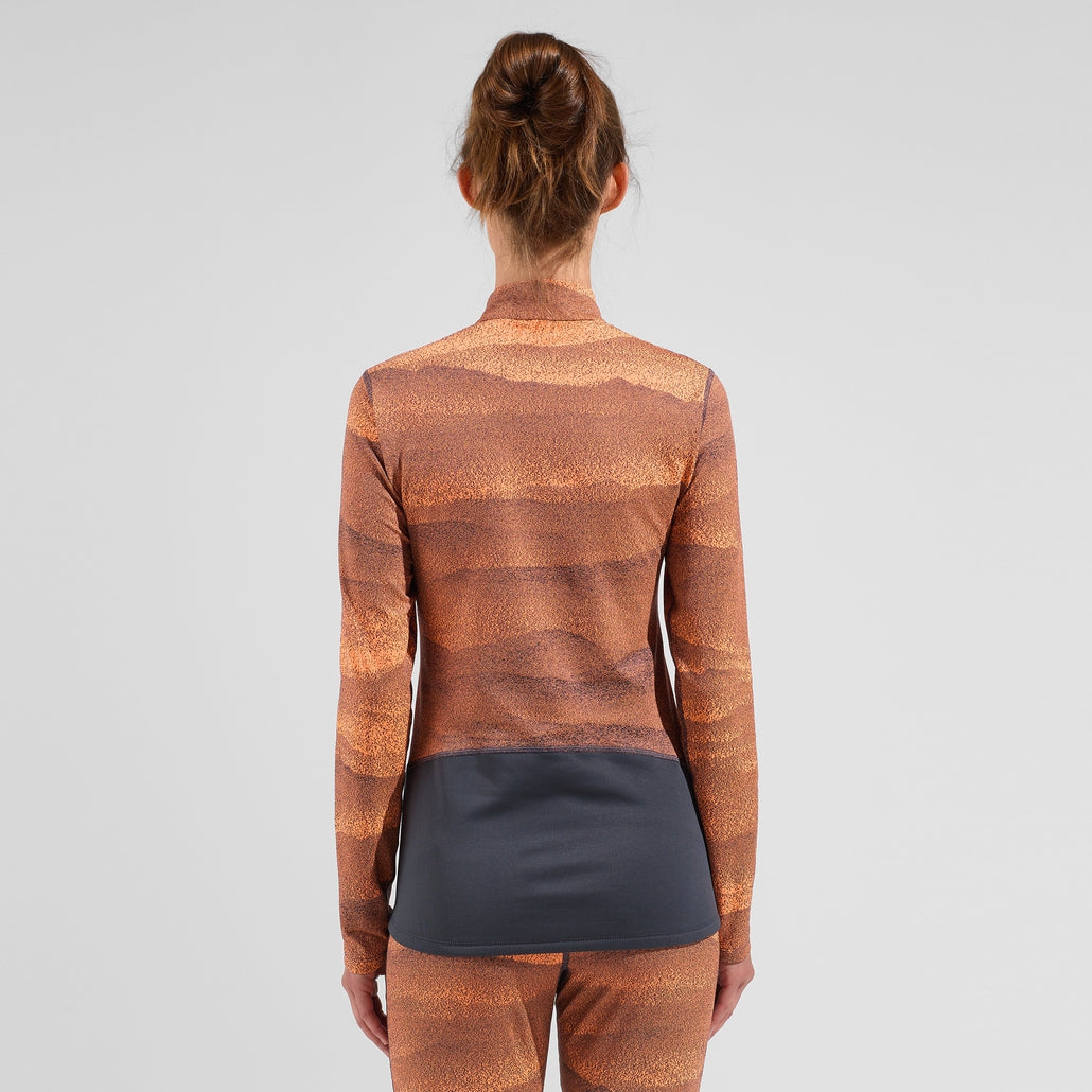 Odlo Haut technique à manches longues et col 1/2 zip Whistler ECO Femme - Plein Air Entrepôt