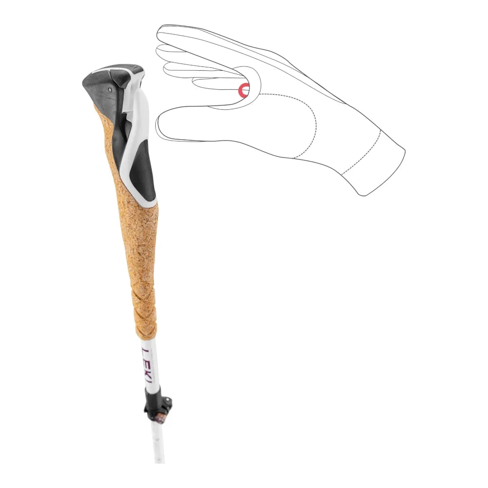 Bâtons de marche Leki Cross Trail FX Superlite Compact - Plein air Entrepôt