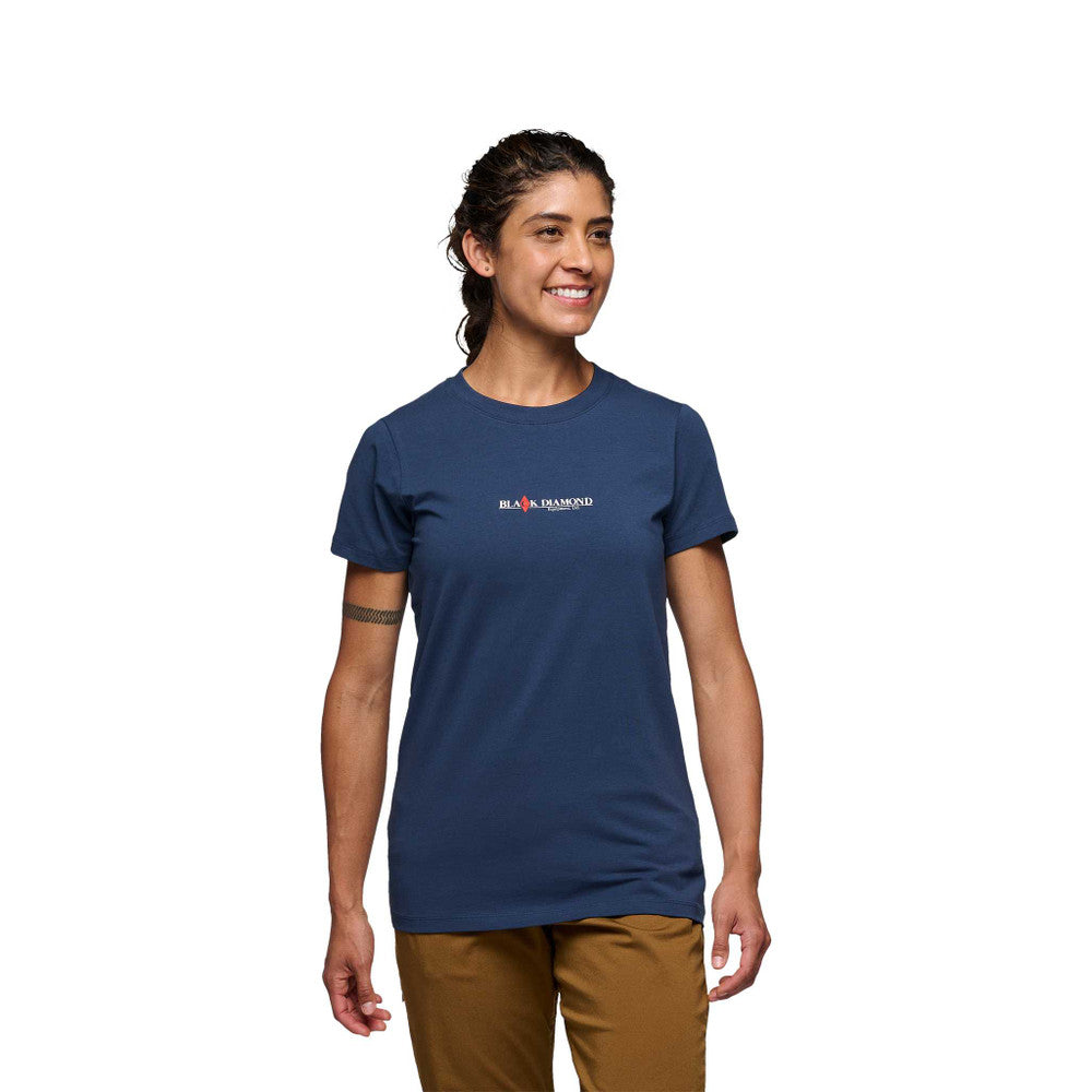 T-Shirt Black Diamond Heritage Wordmark Femmes - Plein Air Entrepôt