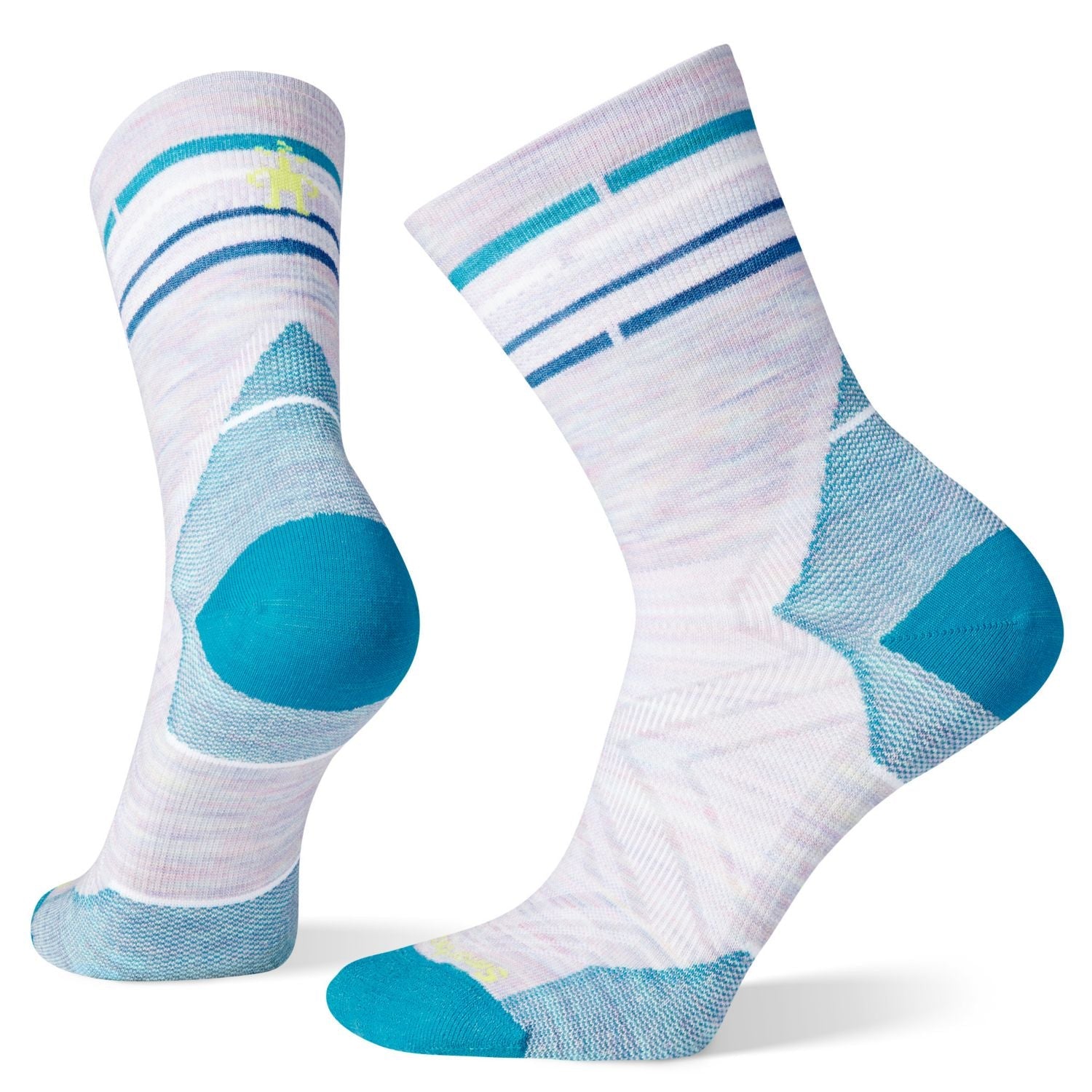 Bas Smartwool Run Zero Cushion Mid Crew Femmes - Plein Air Entrepôt