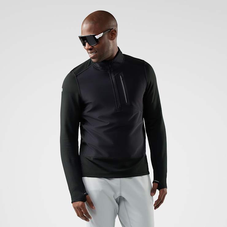 Manteau Coupe-Vent Smartwool Active Fleece 1/2 Zip Hommes - Plein Air Entrepôt