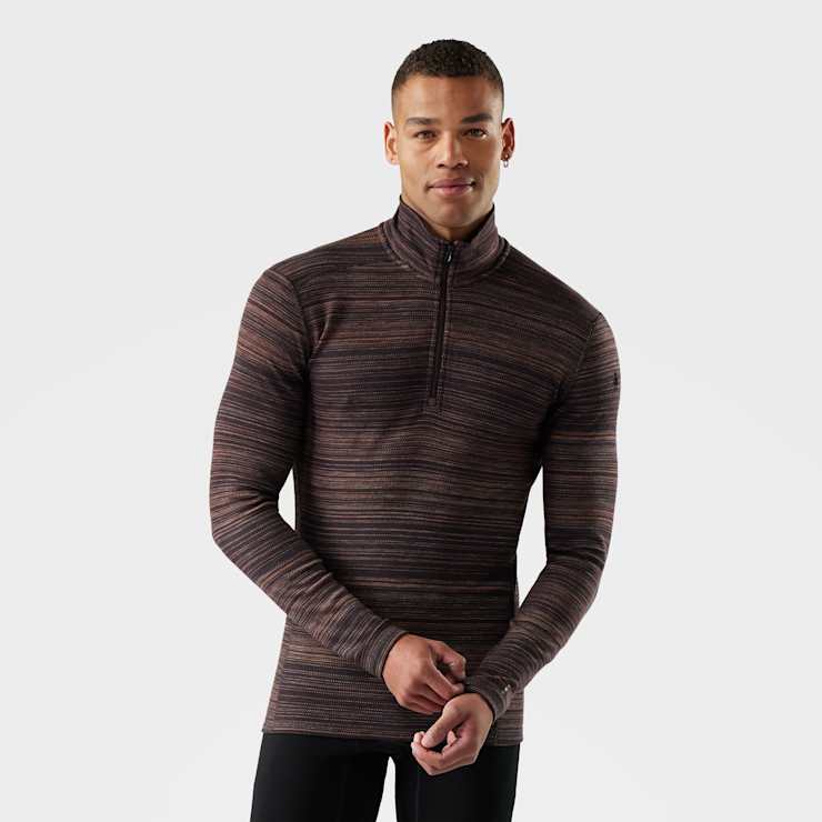 Smartwool Couche de base Classic Thermal Merino 1/4 Zip Boxed Homme - Plein Air Entrepôt