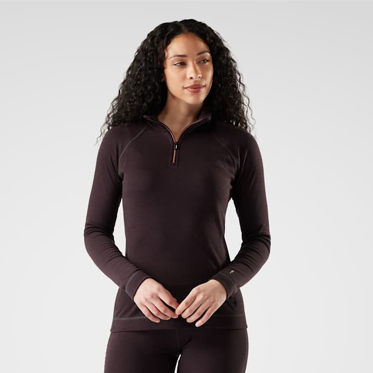 Couche de base Smartwool Classic Thermal Merino 1/4 Zip Top Femmes - Plein Air Entrepôt