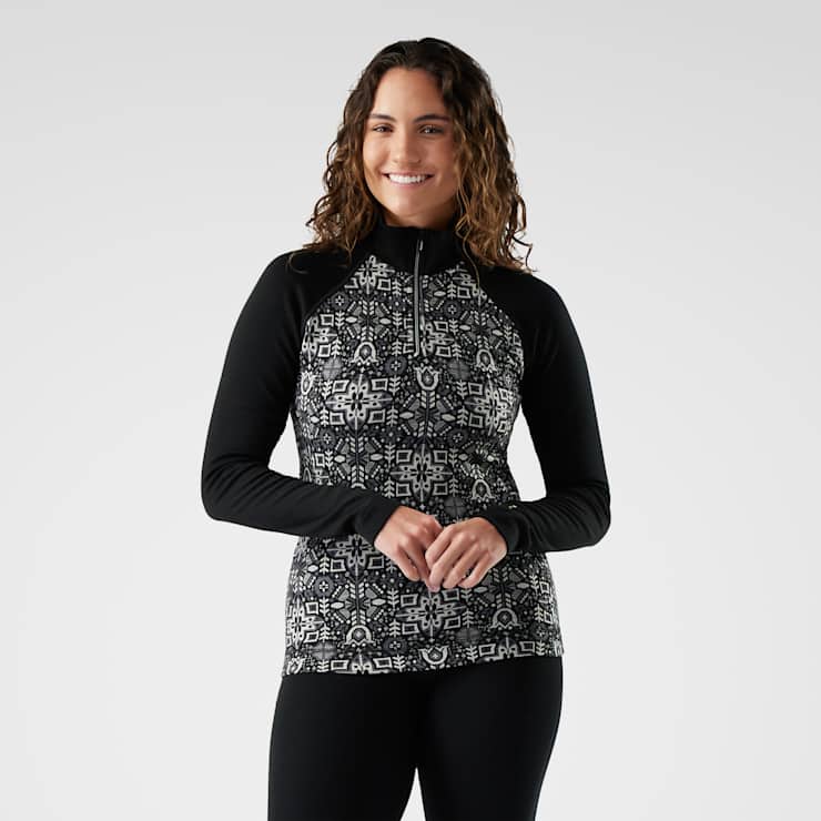 Couche de base Smartwool Classic Thermal Merino 1/4 Zip Top Femmes - Plein Air Entrepôt