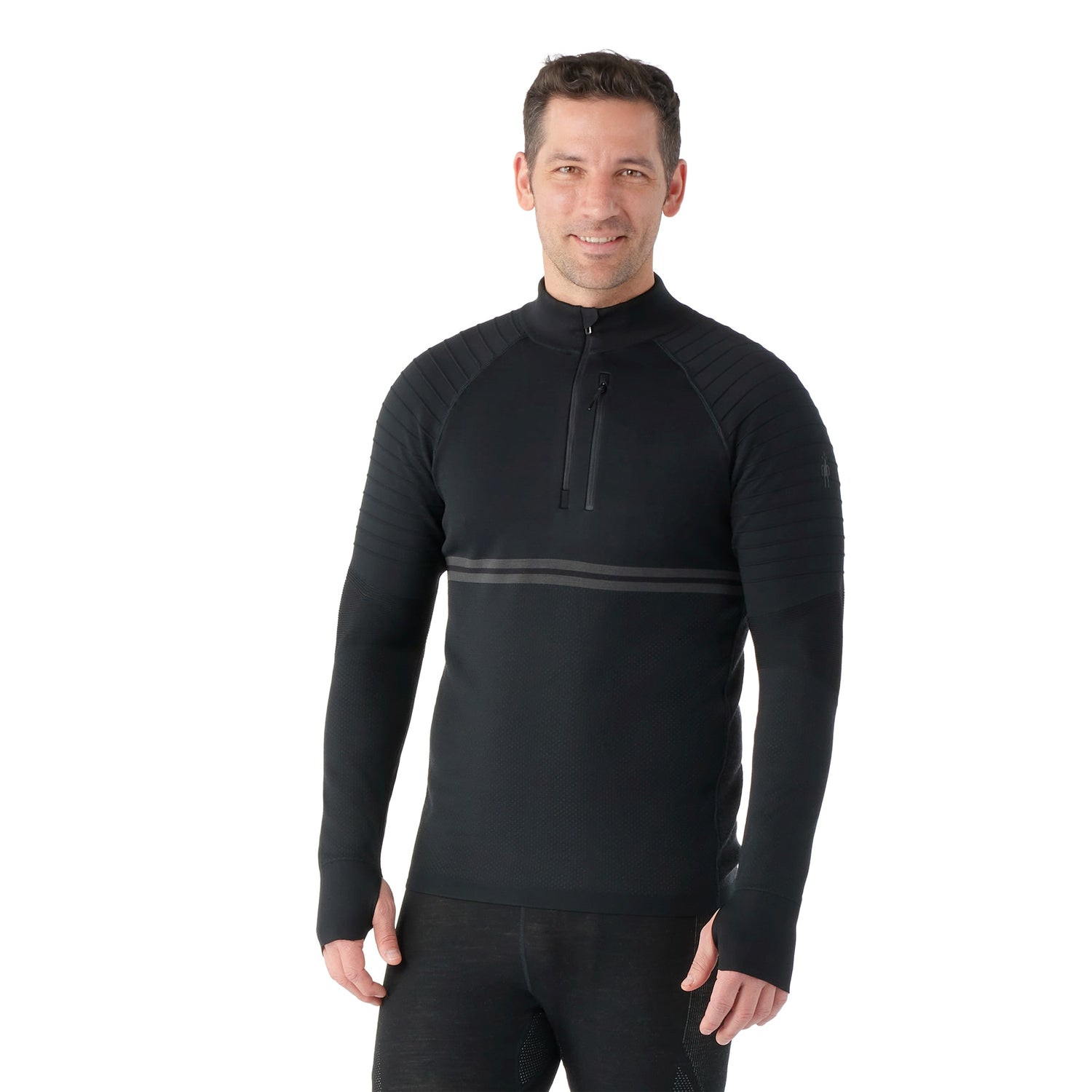Chandail Manches Longues Smartwool Intraknit Merino Tech 1/4 Zip Hommes - Plein Air Entrepôt