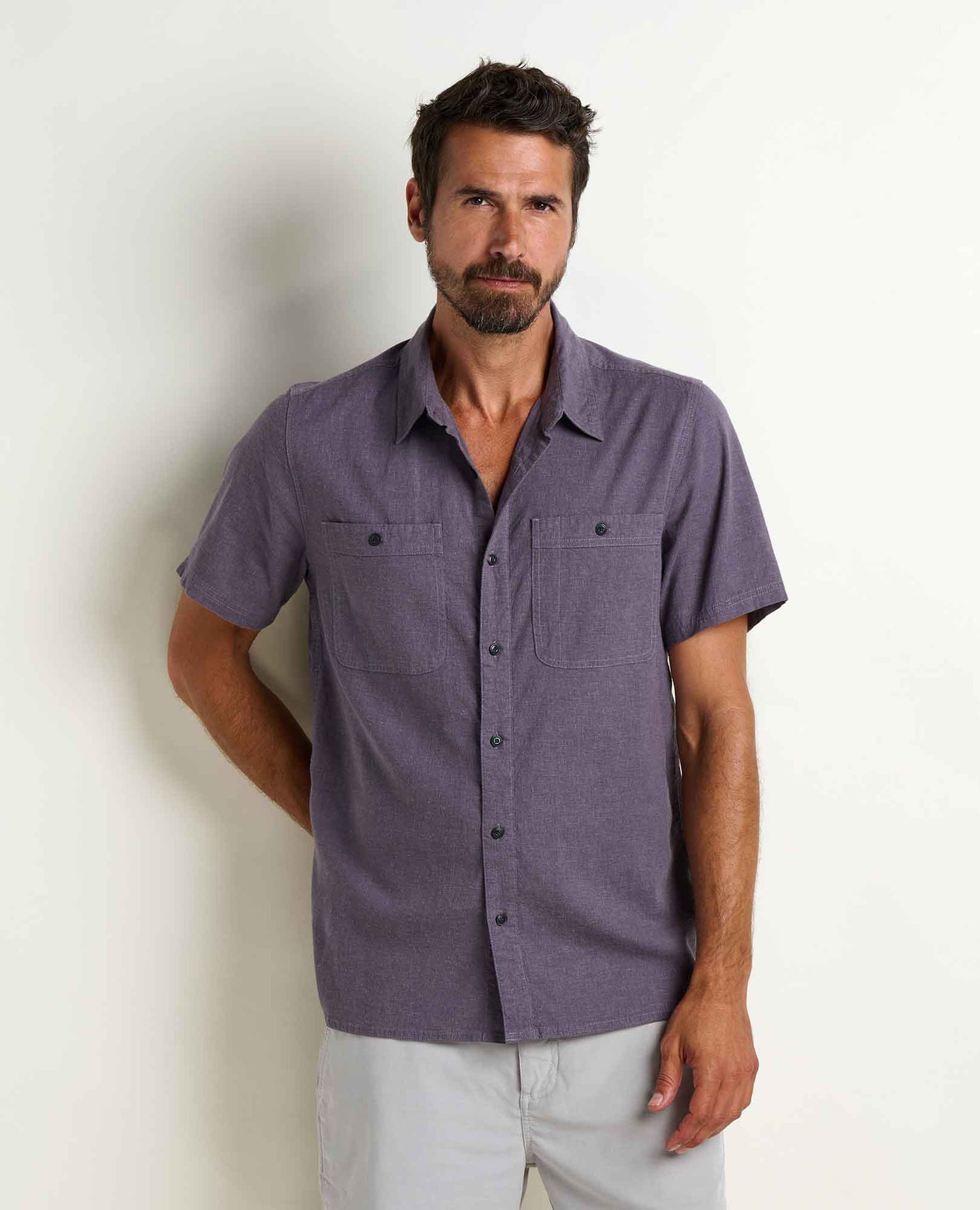 Chemise Toad & Co Taj Chanvre manches courtes Hommes - Plein Air Entrepôt