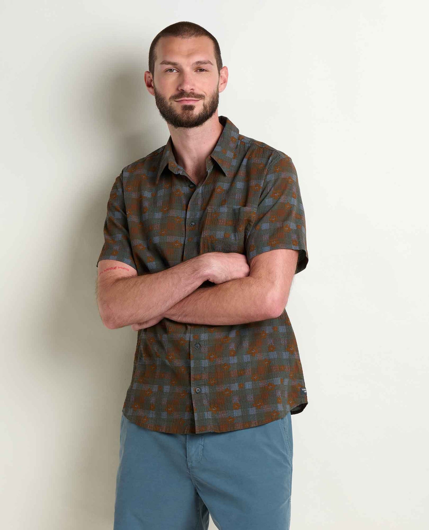 Chemise Toad & co Fletcher manches courtes Hommes - Plein Air Entrepôt