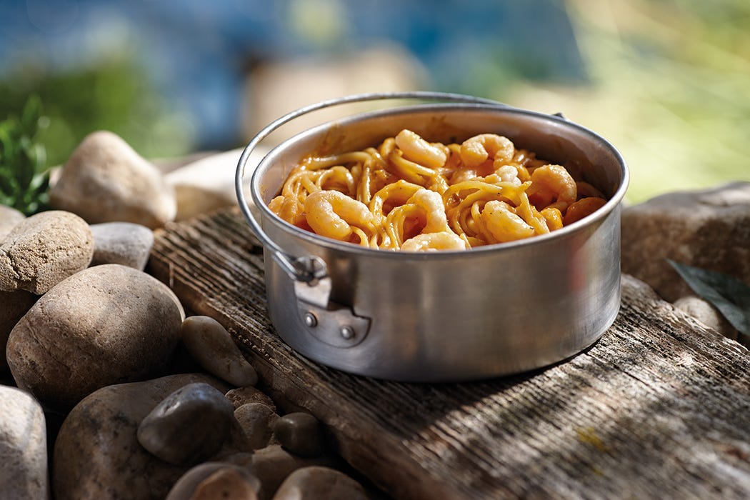 Happy Yak Linguini Sauce Rosée et Crevettes - Plein air Entrepôt