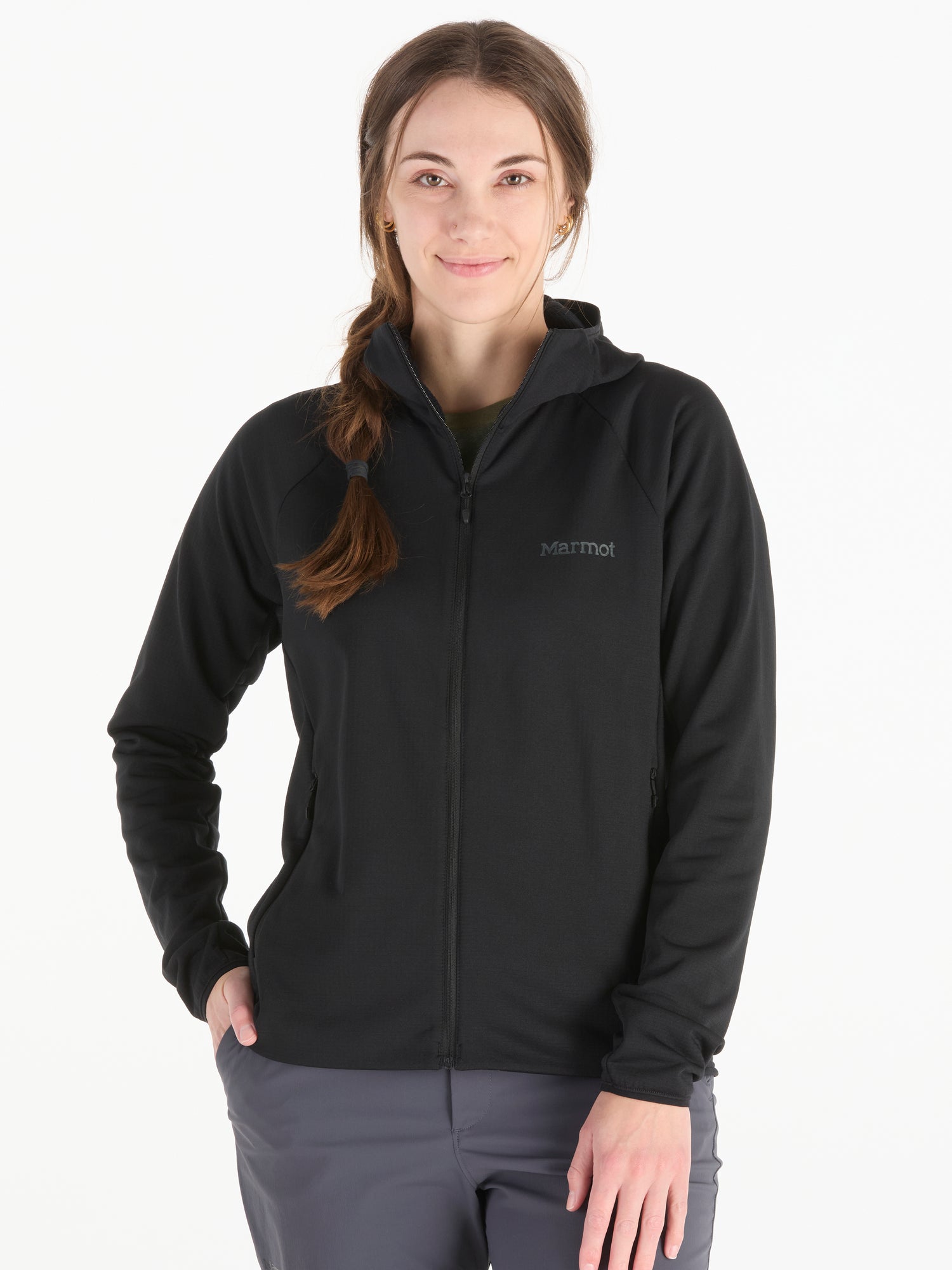 Chandail en Polar à Capuchon Marmot Leconte Zip Pleinne Femmes - Plein Air Entrepôt
