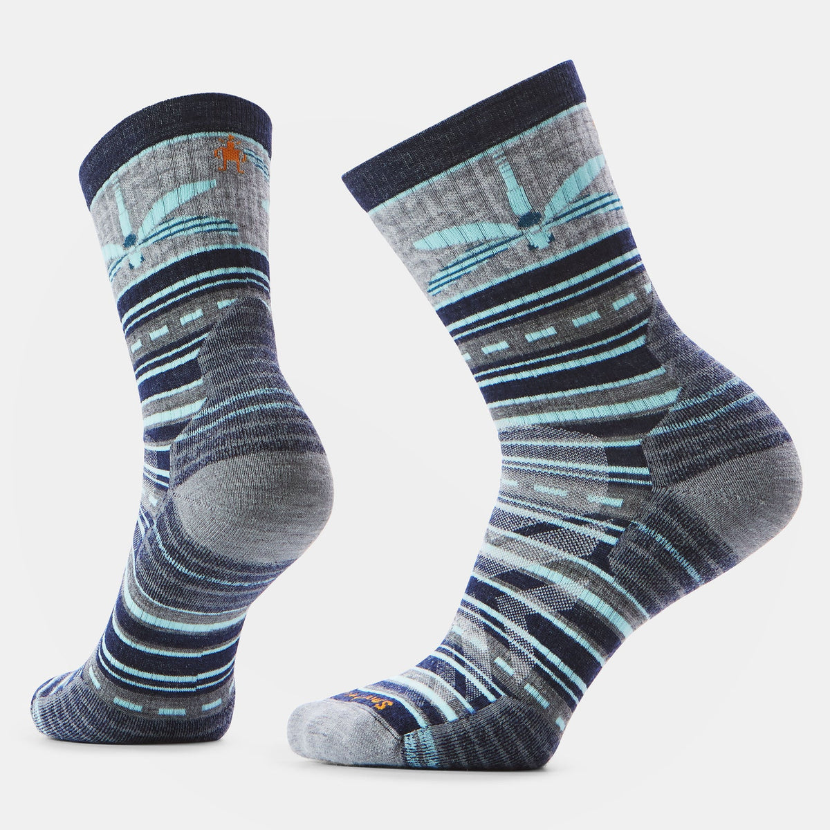 Bas Smartwool Hike Targeted Cushion Mid Crew Dragon Stitch Femmes - Plein Air Entrepôt