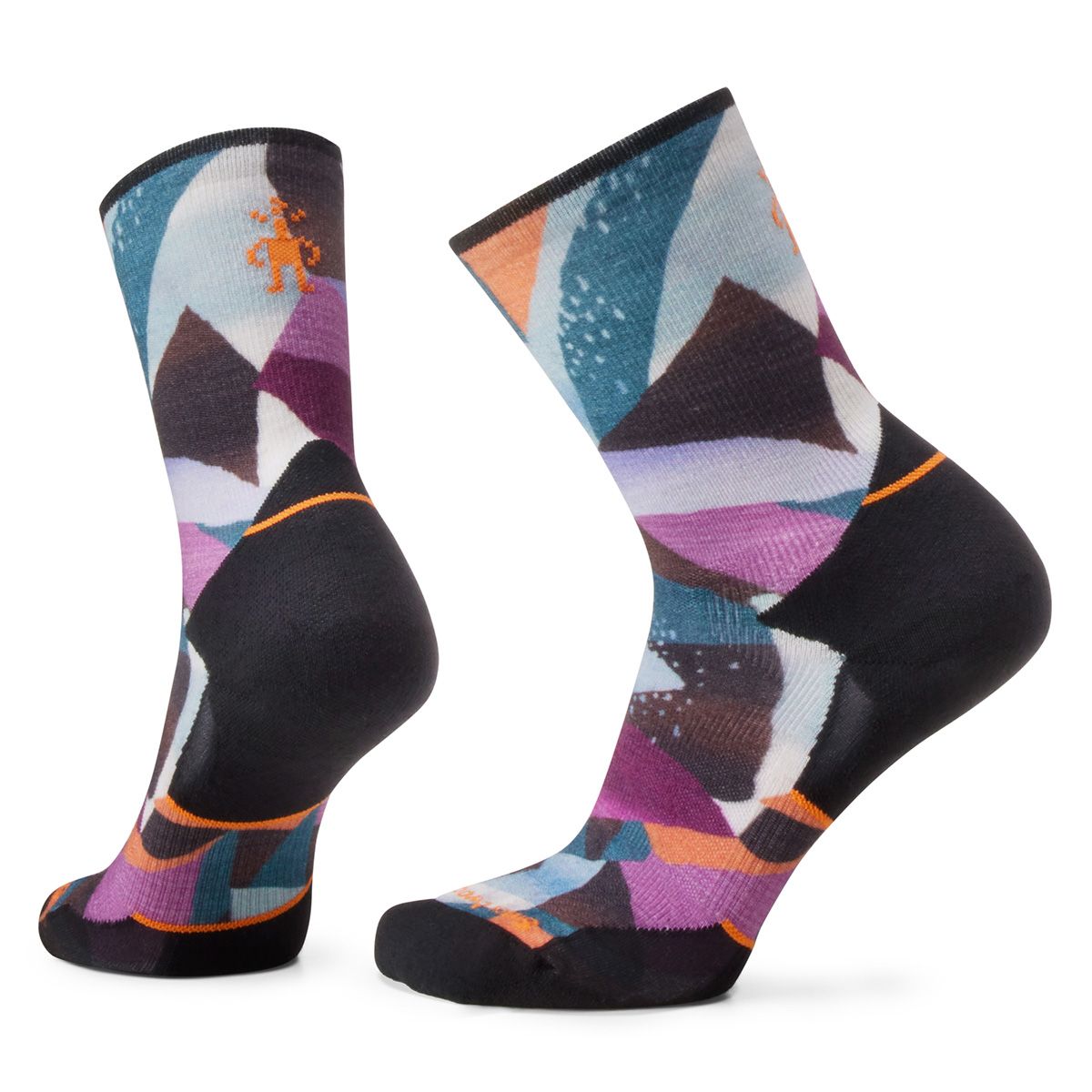 Bas Smartwool Trail Run Targeted Cushion Mosaic Pieces Print Crew Femmes - Plein air Entrepôt