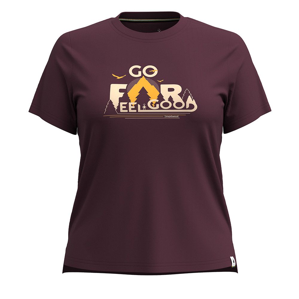 Smartwool Go Far Graphic Manches Courtes Tee Femmes - Plein air Entrepôt