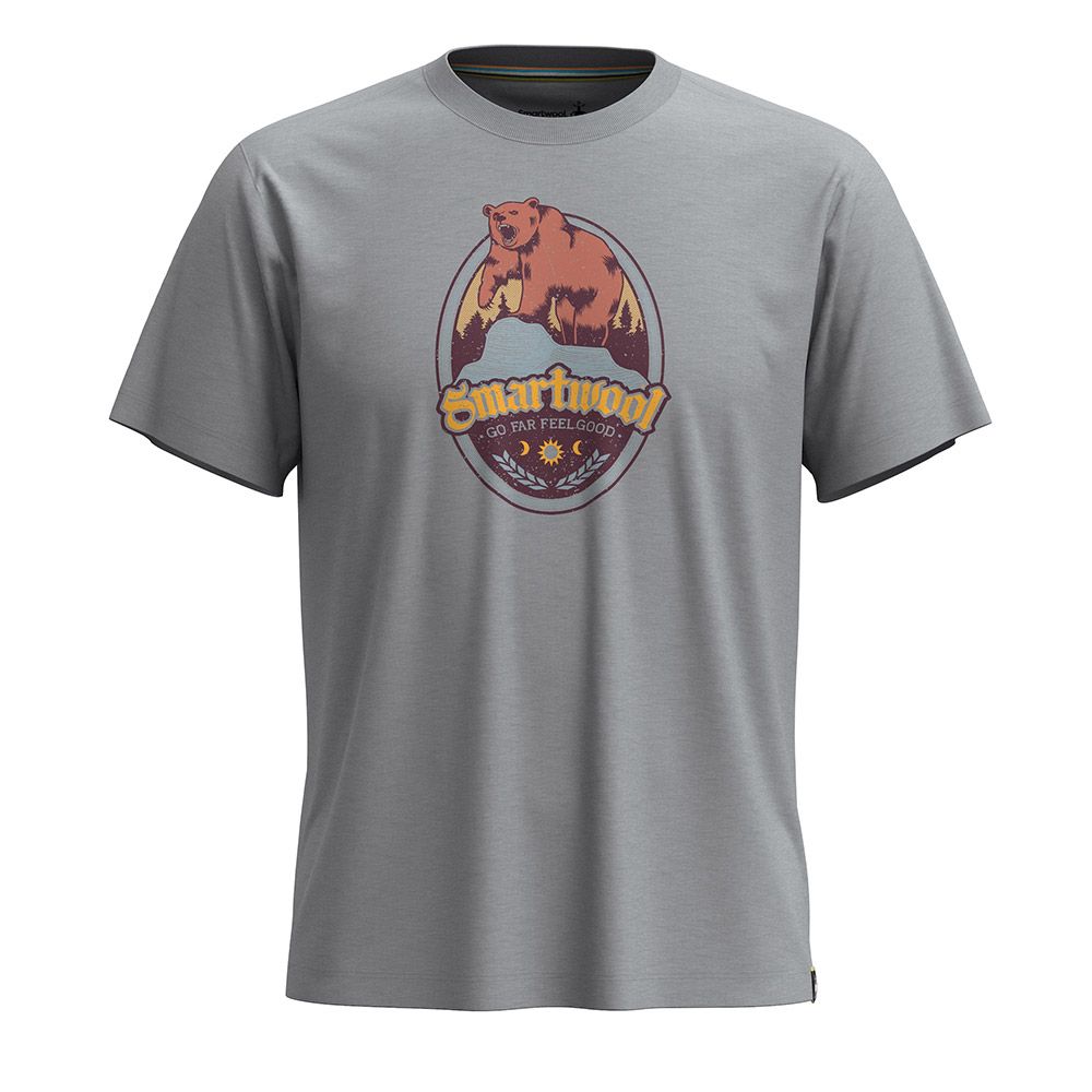 Smartwool Bear Graph Manches Courtes Tee Unisexe - Plein Air Entrepôt