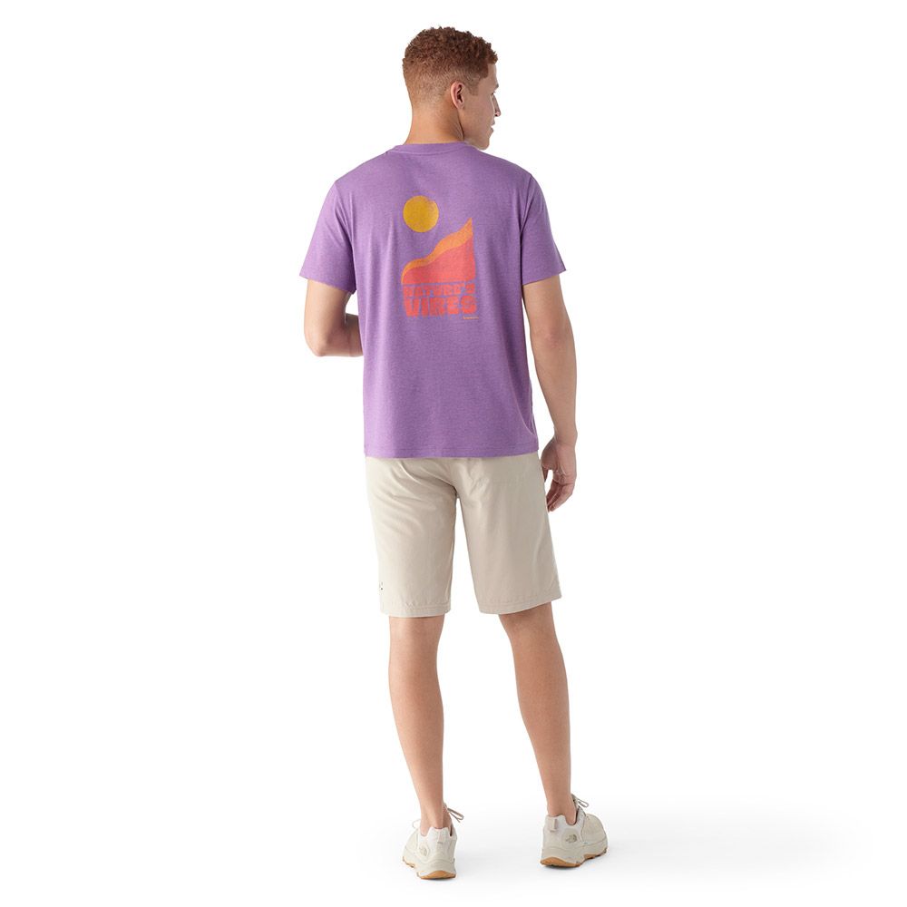 Smartwool Vibes Graph Manches Courtes Tee Unisexe - Plein air Entrepôt