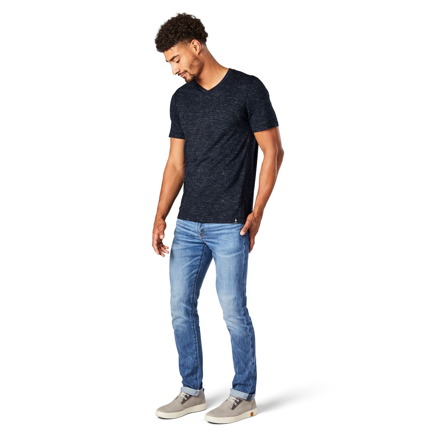 Smartwool Mérinos Hemp Blend Manches Courtes V Neck Tee Hommes - Plein air Entrepôt