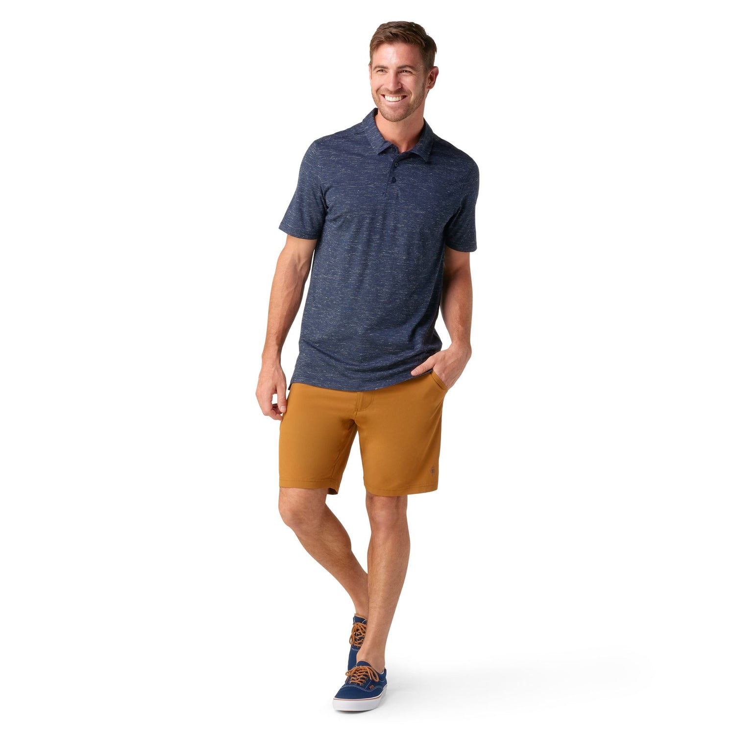 Chandail Smartwool Hemp Blend Henley Manches Courtes Hommes - Plein Air Entrepôt