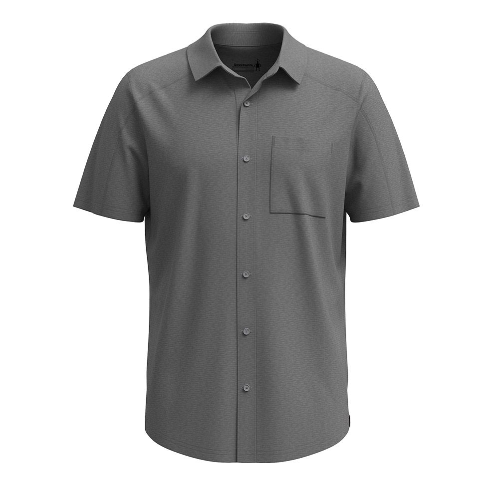Smartwool Manches Courtes Button Down Hommes - Plein Air Entrepôt