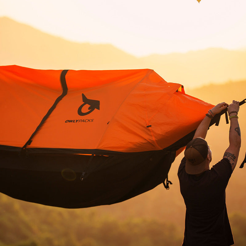 Hammock Hamac De Camping Extérieur Portable Parachute Hamac Double