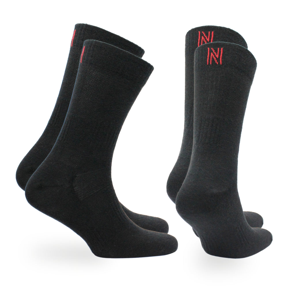 Bas Norfolk Crew Length Lightweight Mérinos Paquet de 2 - Plein Air Entrepôt