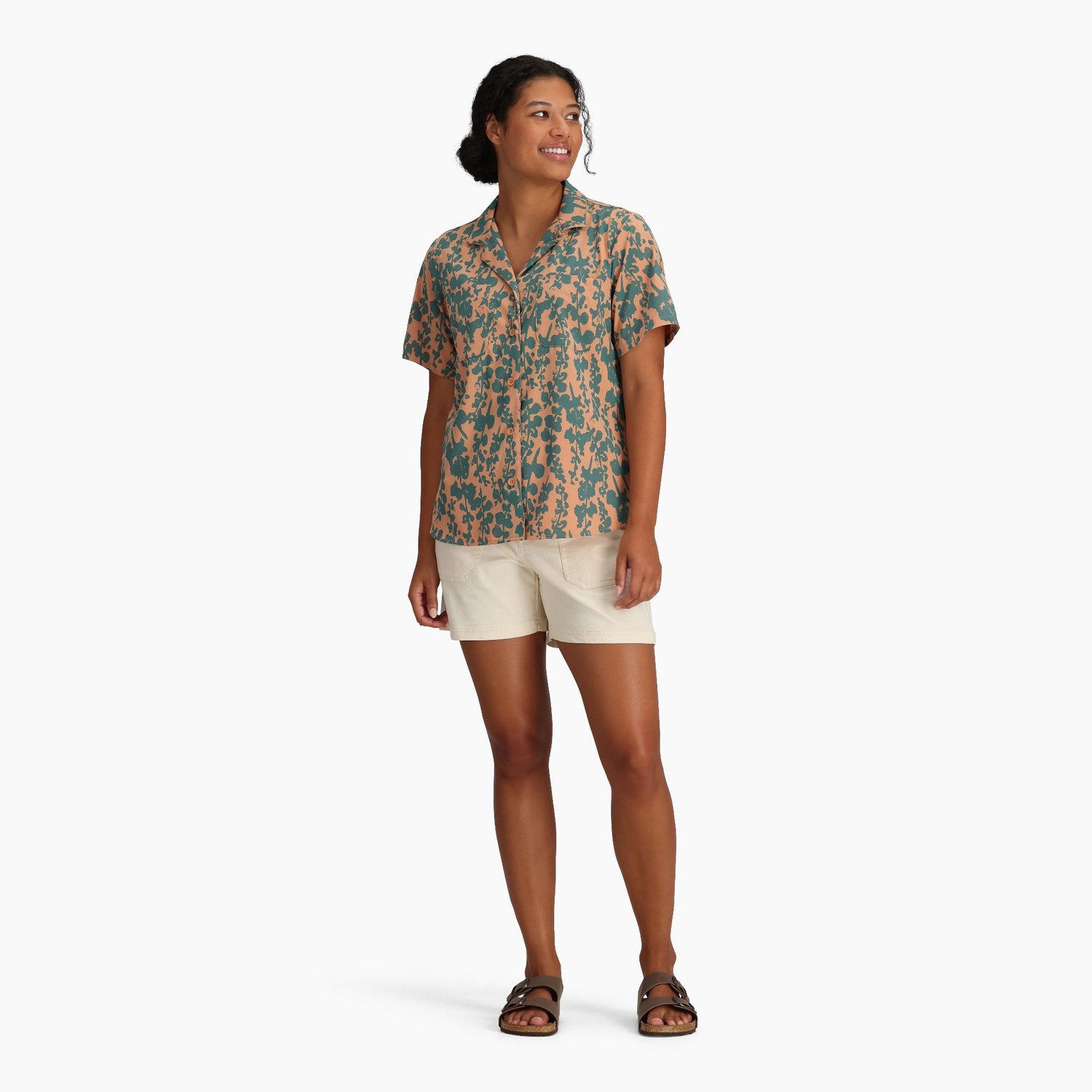 Chemise Royal Robbins Spotless Evolution Meadow Manches courtes Femmes - Plein air Entrepôt