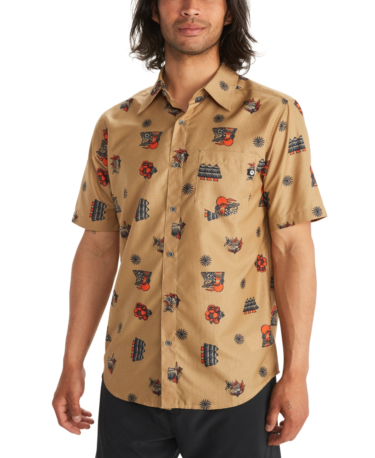 Marmot Syrocco Chemise Manches Courtes Hommes - Plein air Entrepôt