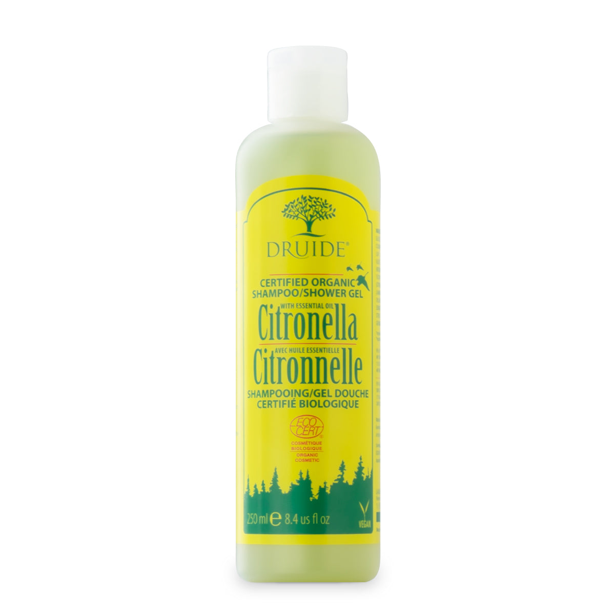 Druide Shampooing Gel Douche Citronelle - Plein air Entrepôt