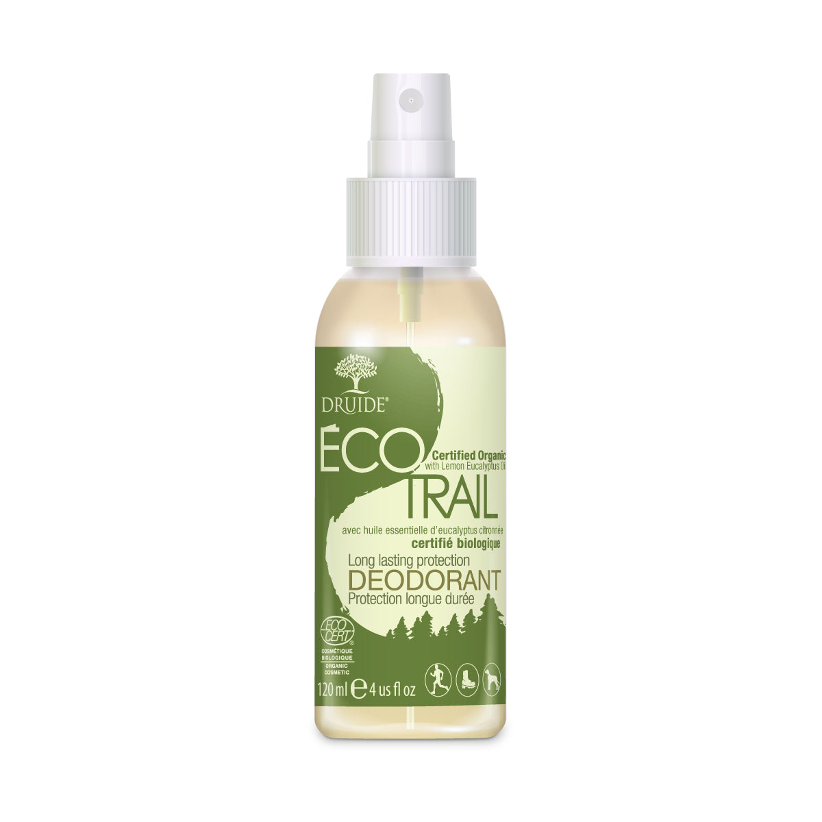 Druide Deodorant Ecotrail 120ml - Plein air Entrepôt