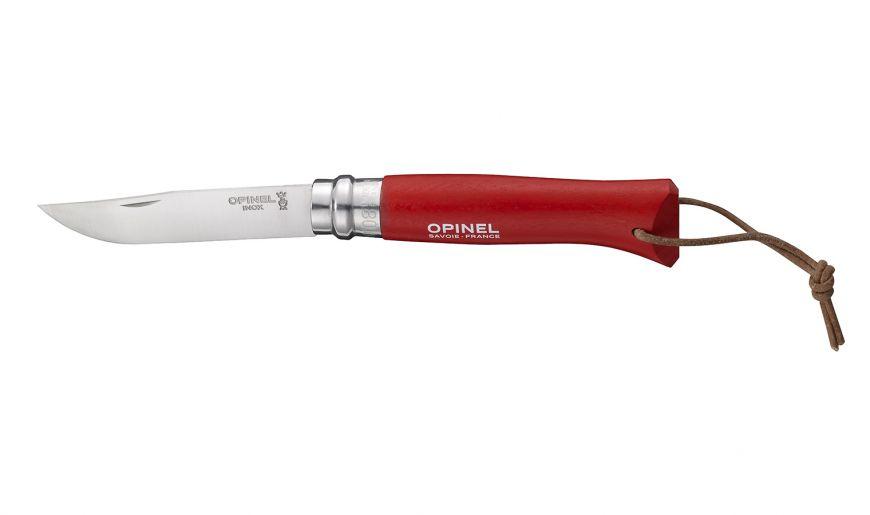 Opinel couteau No.8 Baroudeur Rouge-Plein Air Entrepôt