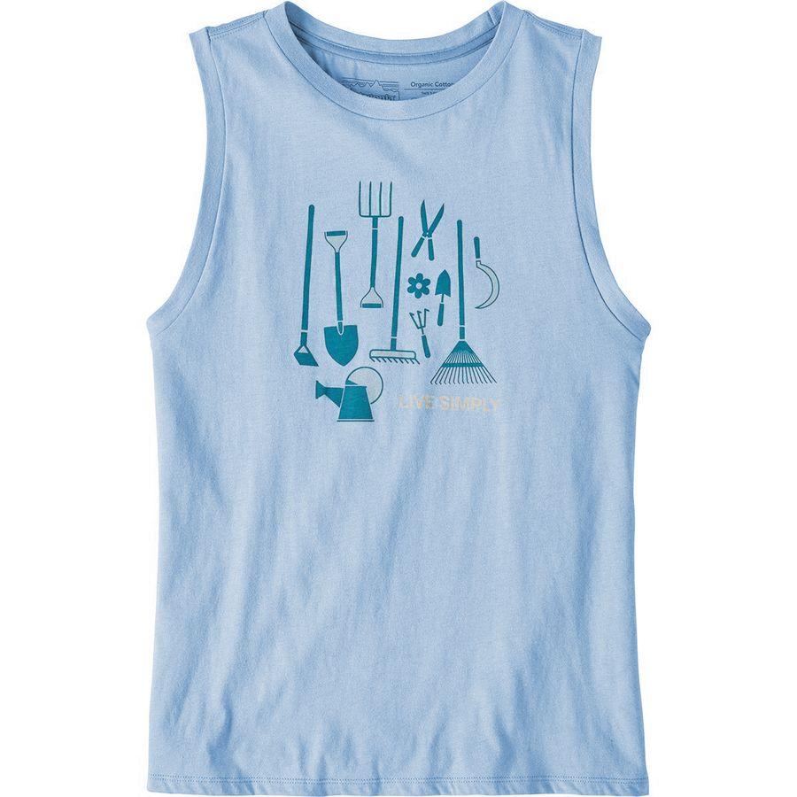 Patagonia Live Simply Cultivate Organic Muscle Tee Femme-Plein Air Entrepôt