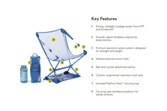 Chaise de camping Nemo Moonlite Elite Recyclée - Plein air Entrepôt