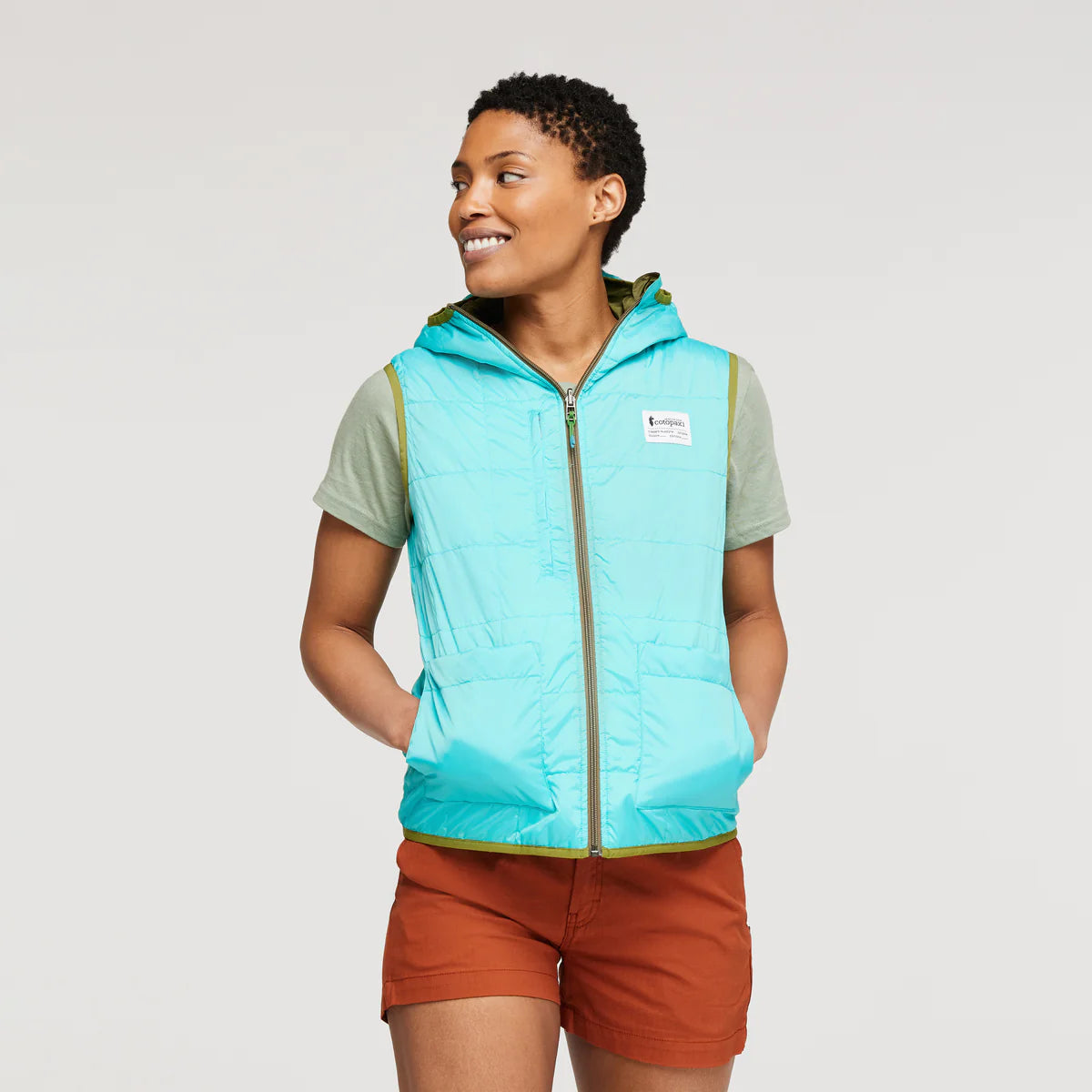 Cotopaxi Teca Calido Hooded Vest Femmes - Plein Air Entrepôt