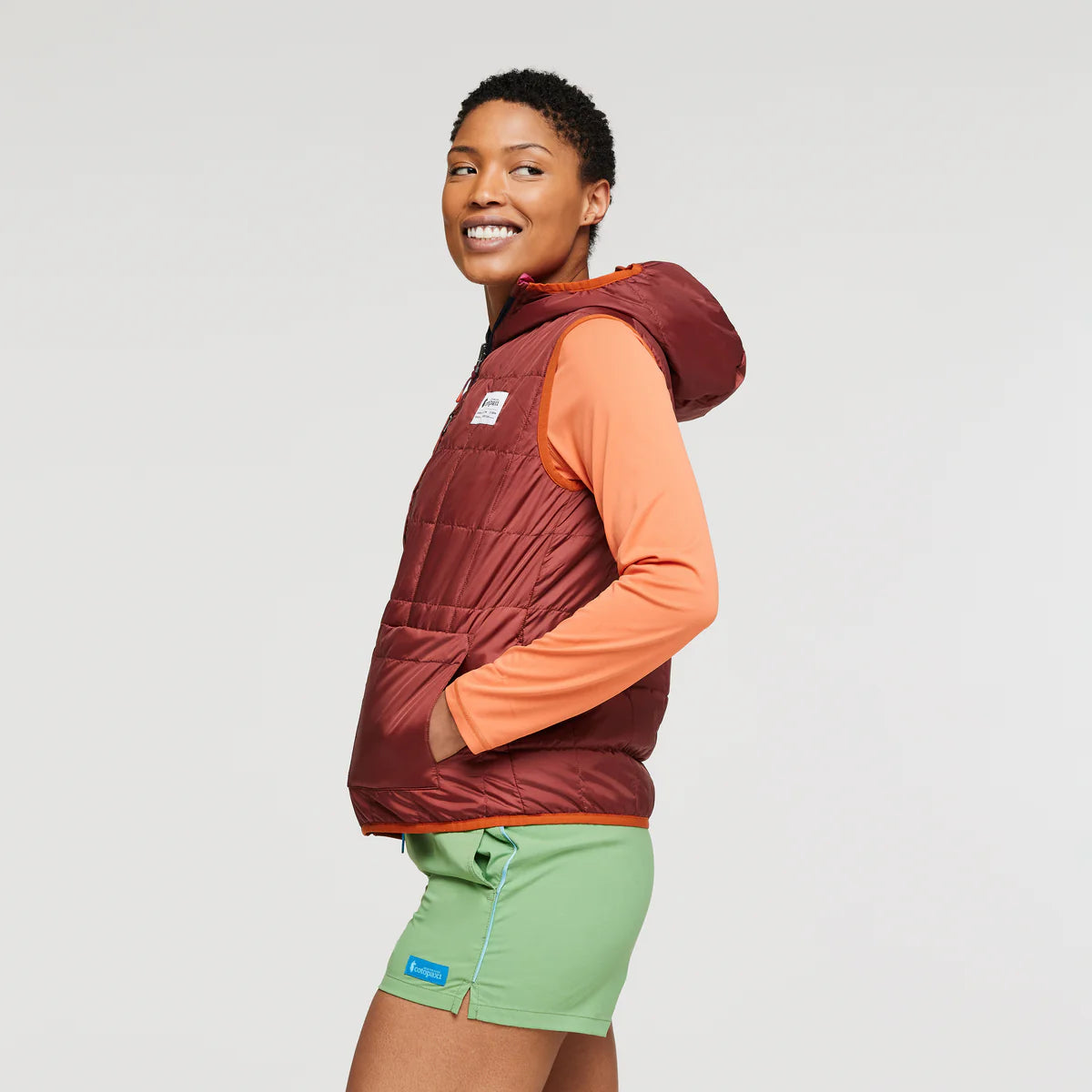 Cotopaxi Teca Calido Hooded Vest Femmes - Plein Air Entrepôt