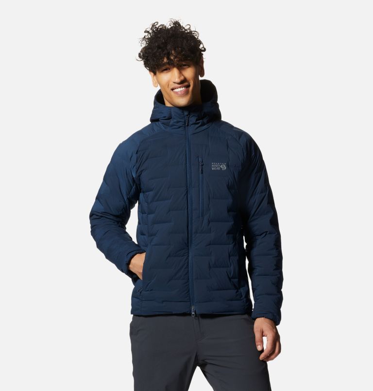 Manteau d'hiver Mountain Hardwear Stretchdown à Capuchon Hommes - Plein Air Entrepôt