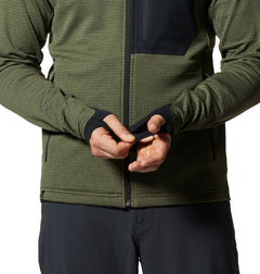 Mountain Hardwear Polartec Power Grid Full Zip Hoody Hommes - Plein air Entrepôt