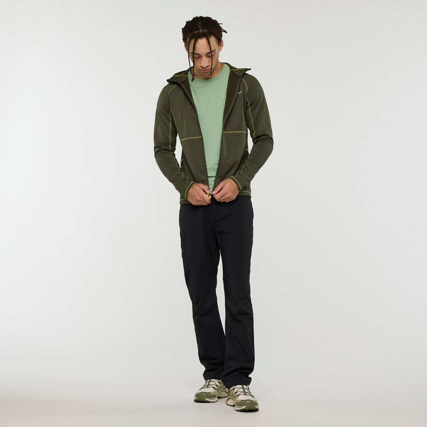 Polaire à capuchon Cotopaxi Tempa Fleece Plein Zip Hommes - Plein Air Entrepôt