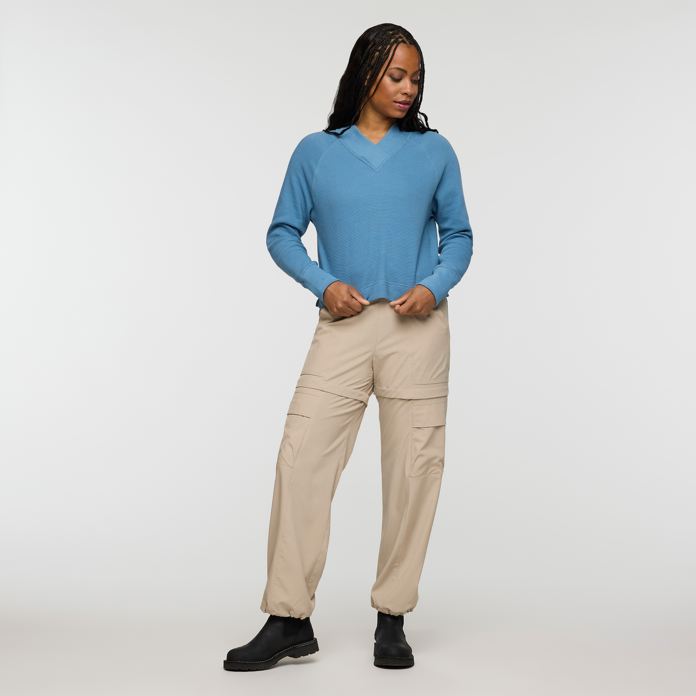 Chandail Cotopaxi Atajo Waffle col en V Femmes - Plein Air Entrepôt