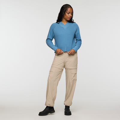 Chandail Cotopaxi Atajo Waffle col en V Femmes - Plein Air Entrepôt