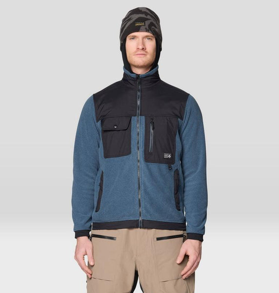 Veste Polaire Mountain Hardwear Homme Taille L - Bleue, Fermeture éclair (Très Bon état)