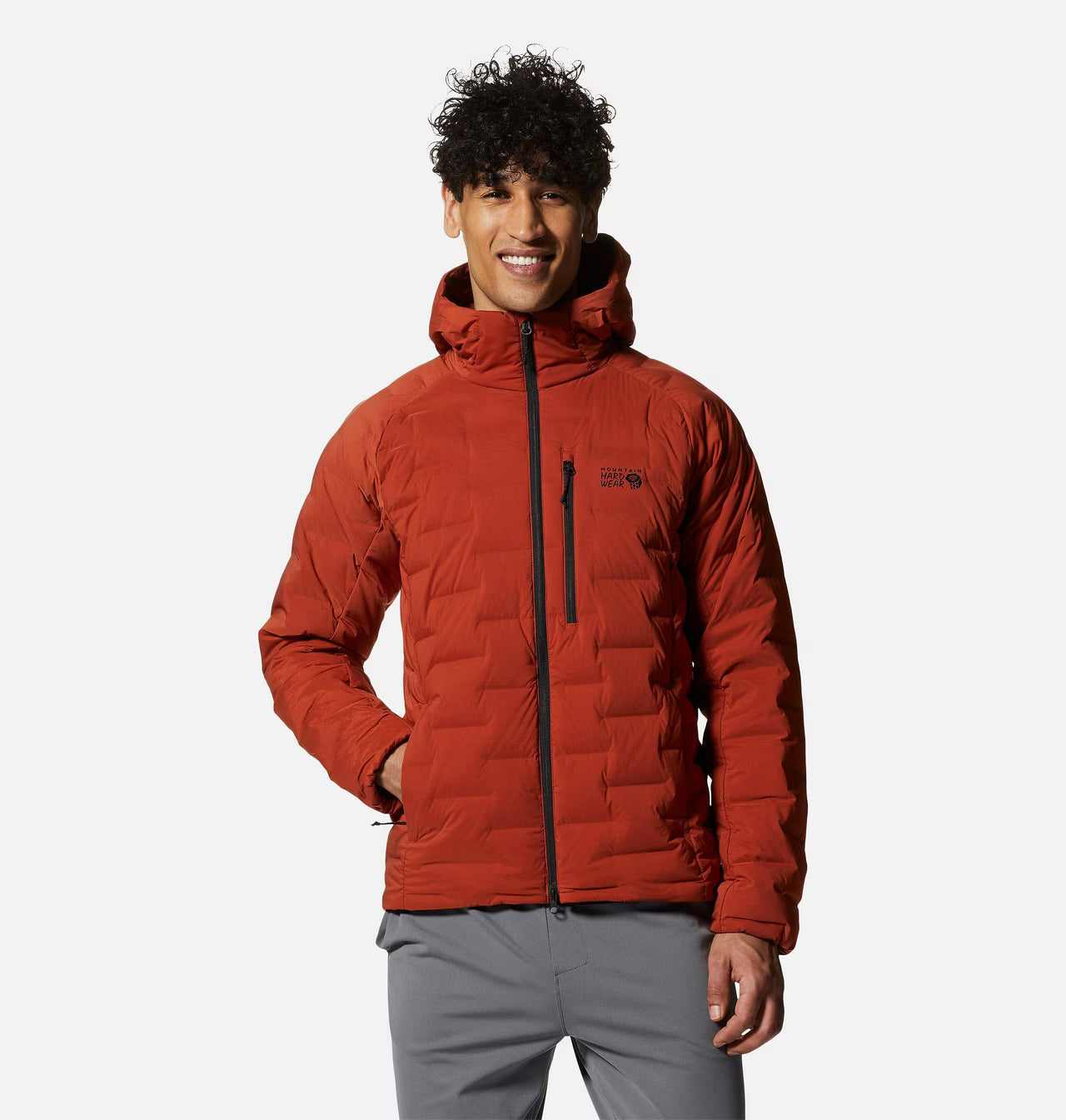 Manteau Isolé en Duvet Mountain Hardwear Stretchdown à capuchon Hommes