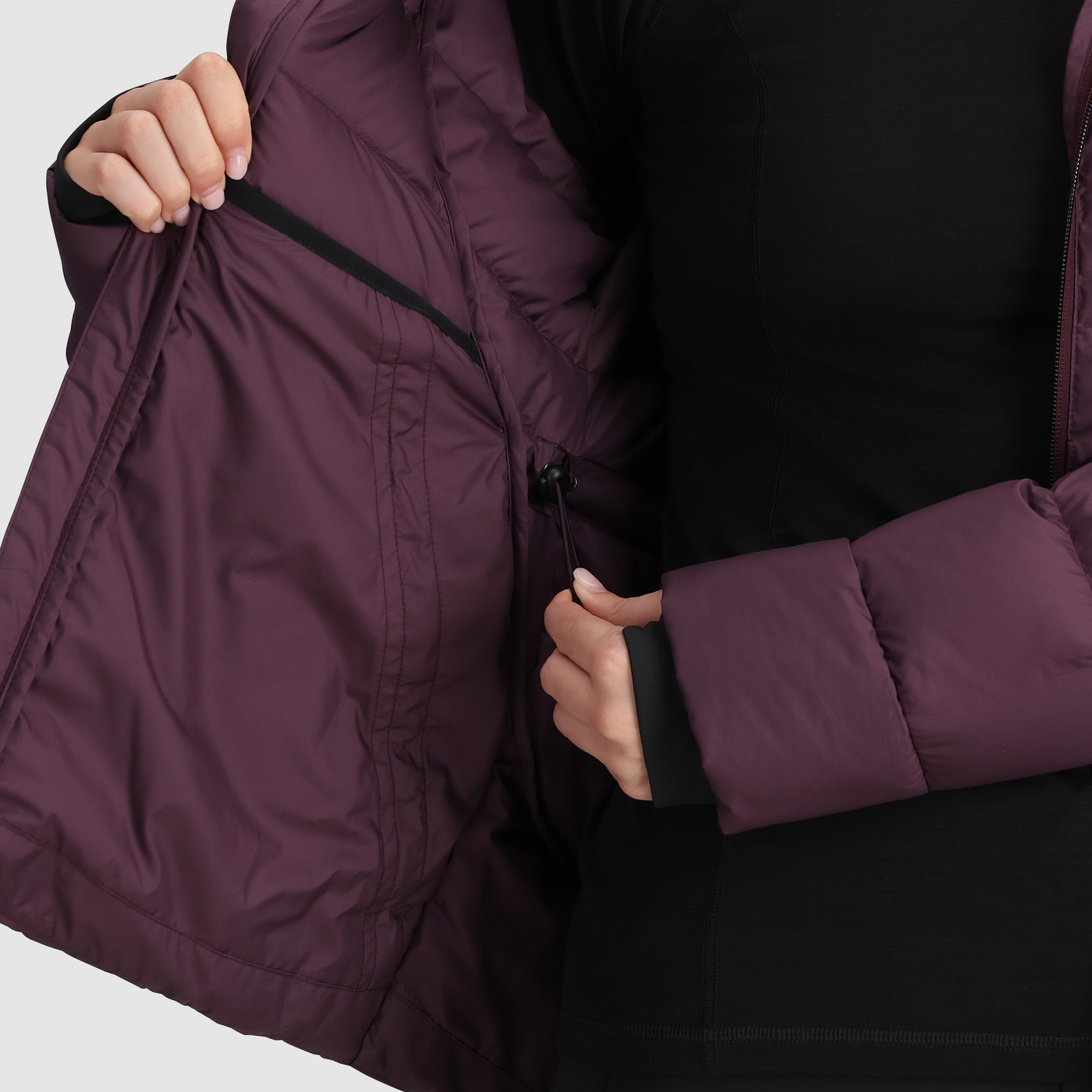 Manteau d'hiver en Duvet Outdoor Research Coldfront Hoodie Femmes - Plein Air Entrepôt