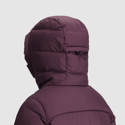 Manteau d'hiver en Duvet Outdoor Research Coldfront Hoodie Femmes - Plein Air Entrepôt