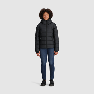 Manteau d'hiver en Duvet Outdoor Research Coldfront Hoodie Femmes - Plein Air Entrepôt